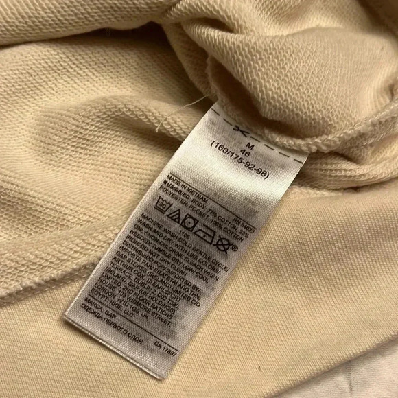 GAP HALF ZIP COTTON HOODIE - Picture 4 of 4